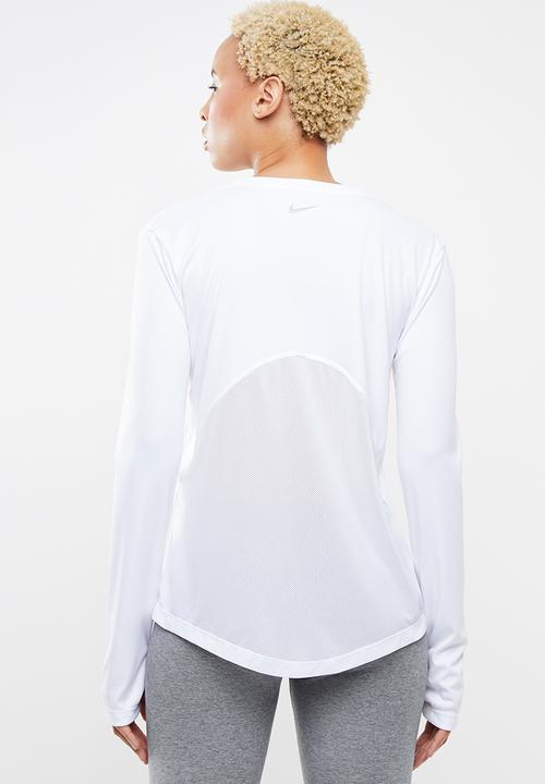 Nike - Nike miler top - white