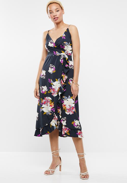 STYLE REPUBLIC - Summer wrap dress - navy