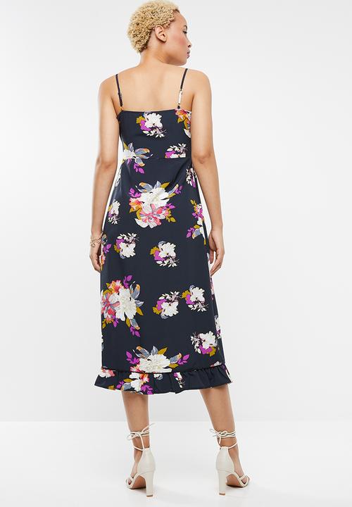 STYLE REPUBLIC - Summer wrap dress - navy