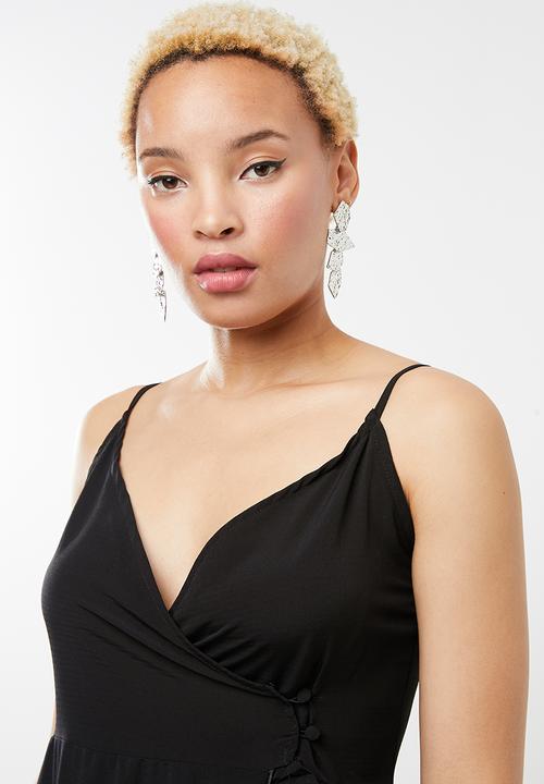 STYLE REPUBLIC - Summer wrap dress - black