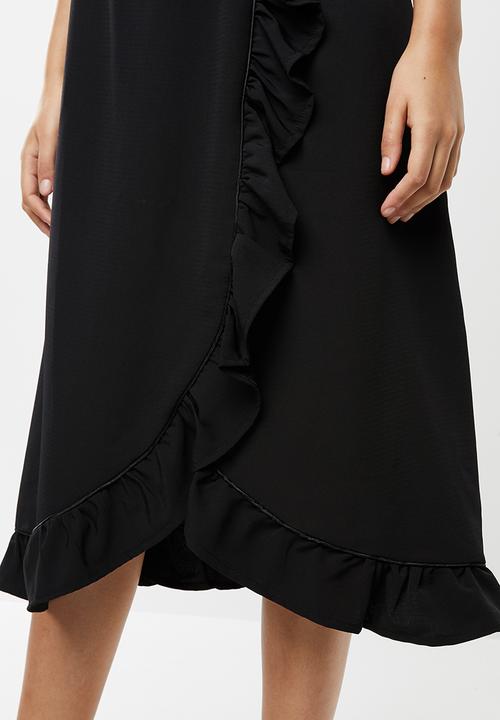 STYLE REPUBLIC - Summer wrap dress - black