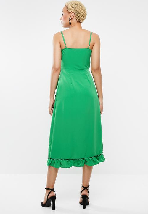 STYLE REPUBLIC - Summer wrap dress - green