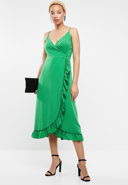 STYLE REPUBLIC - Summer wrap dress - green