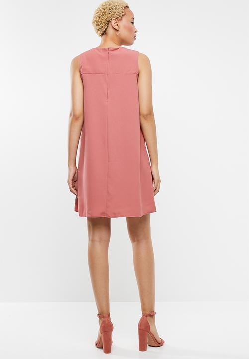 c(inch) - Easy fitting dress - pink