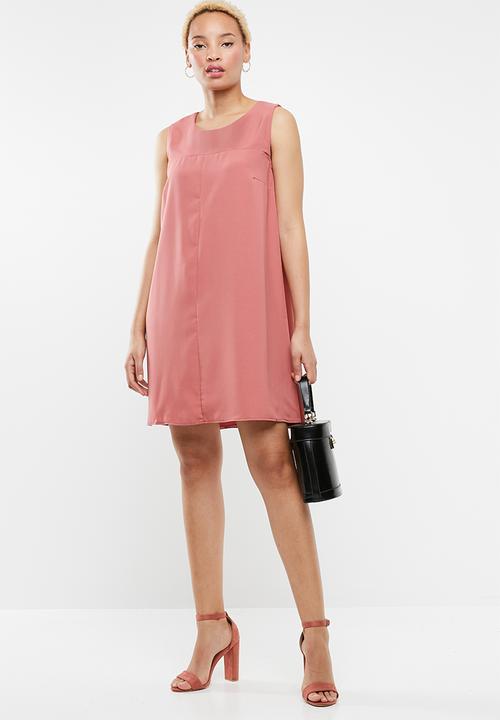 c(inch) - Easy fitting dress - pink