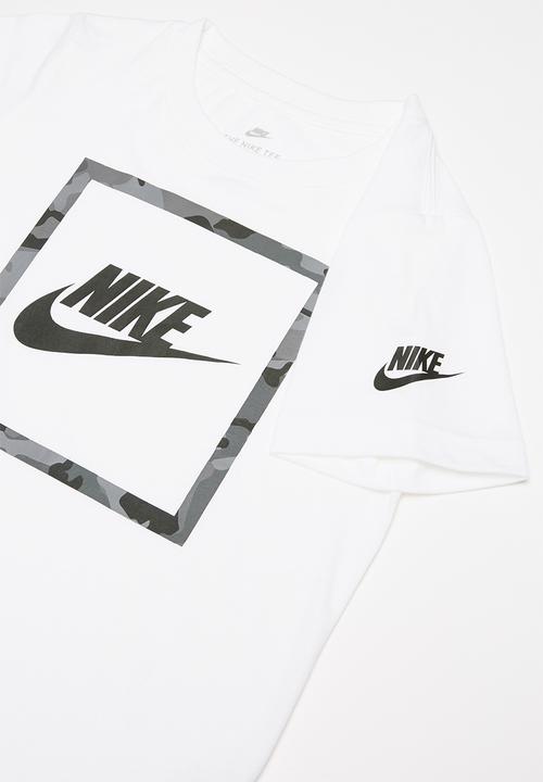 Nike - Nike futura camo knit tee - white