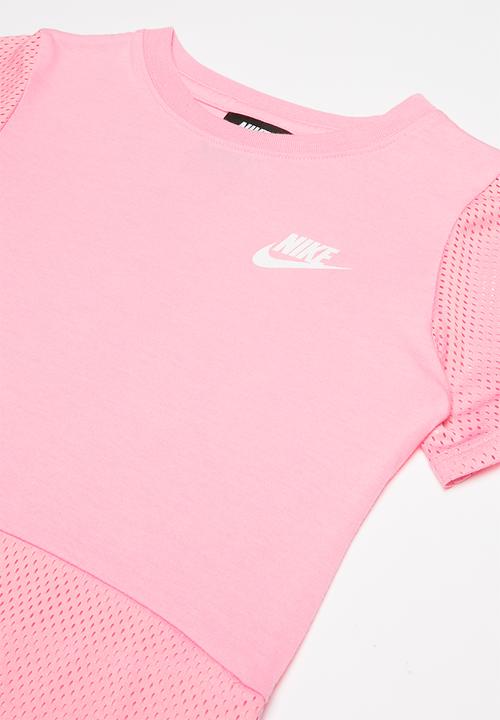 Nike - Nike G NSW ss mesh dress - pink