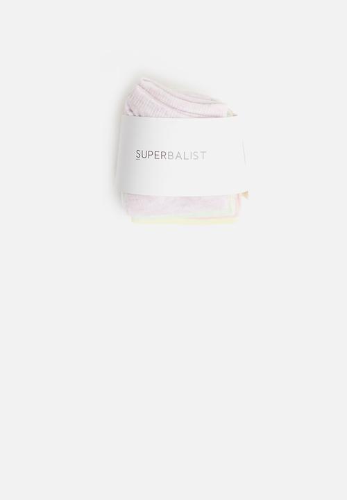 Superbalist - 5 Pack lowcut socks - multi