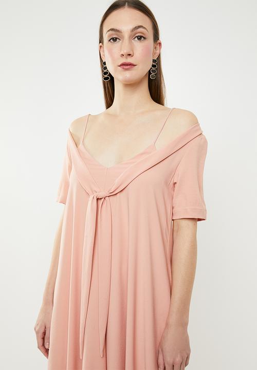 AMANDA LAIRD CHERRY - Pulane maxi dress - pink