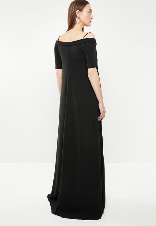 AMANDA LAIRD CHERRY - Pulane maxi dress - black
