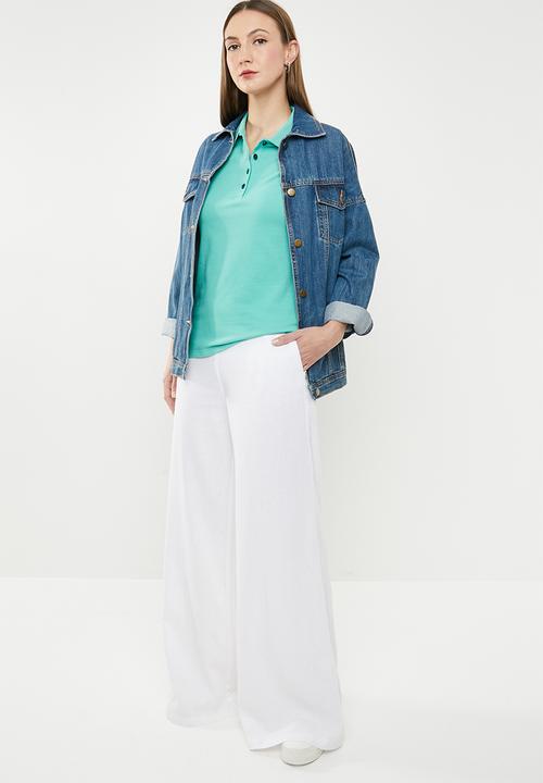 POLO - Charlie Stretch Golfer - turquoise