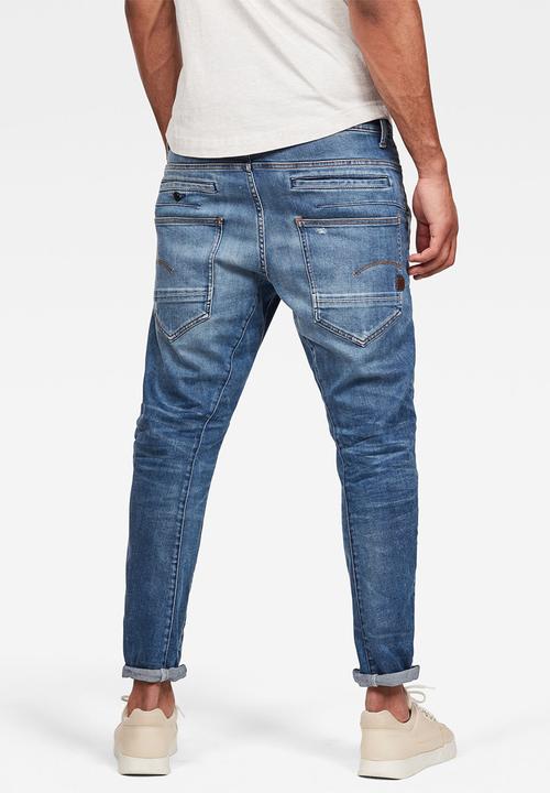 G-STAR - D-staq 3d slim fit elto azure superstretch - blue