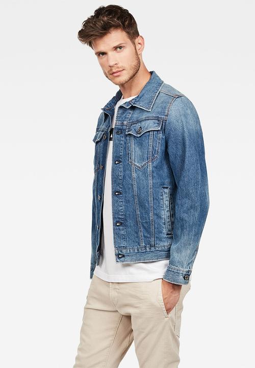 G-STAR - 3301 slim fit jacket - blue