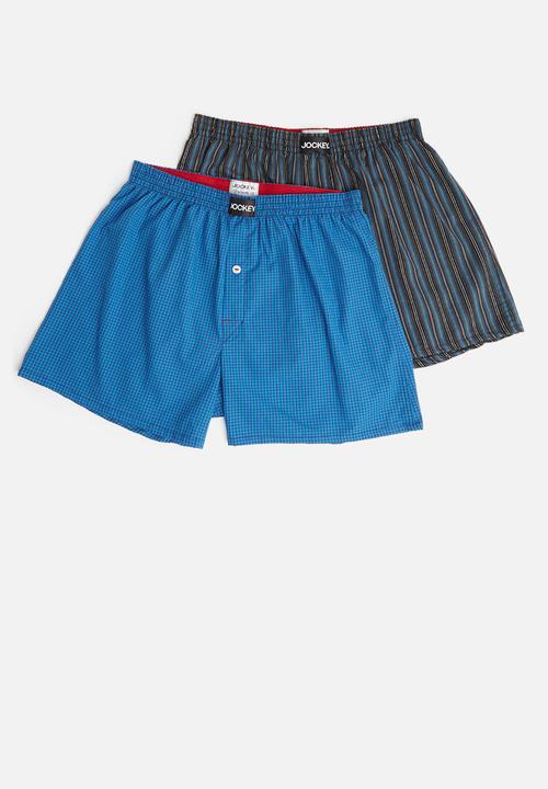 Jockey - 2 Pack boys woven boxer - multi