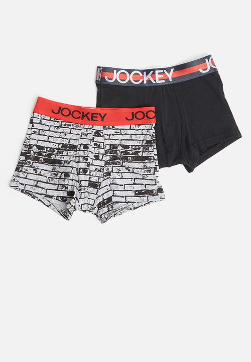 Jockey - Brickwall  2 pack trunks - multi 
