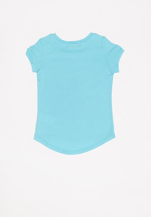 Pop Candy - Kids girls printed love tee - blue