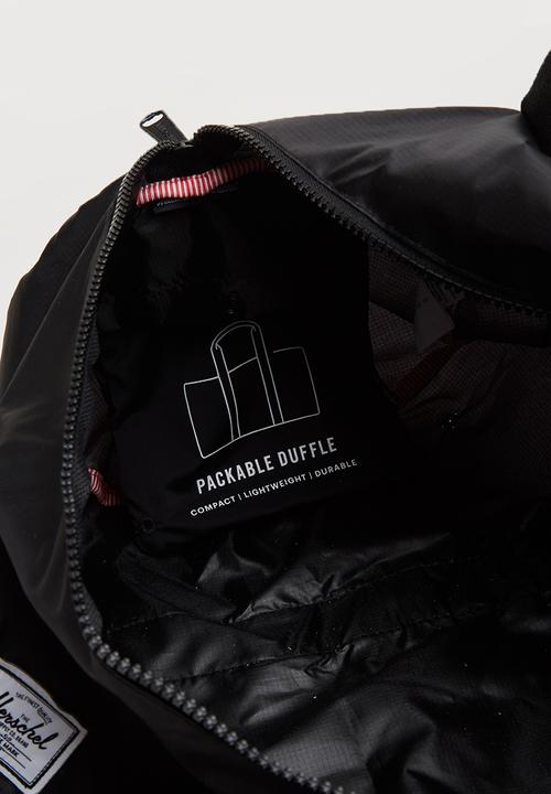HERSCHEL - Packable duffle bag - black