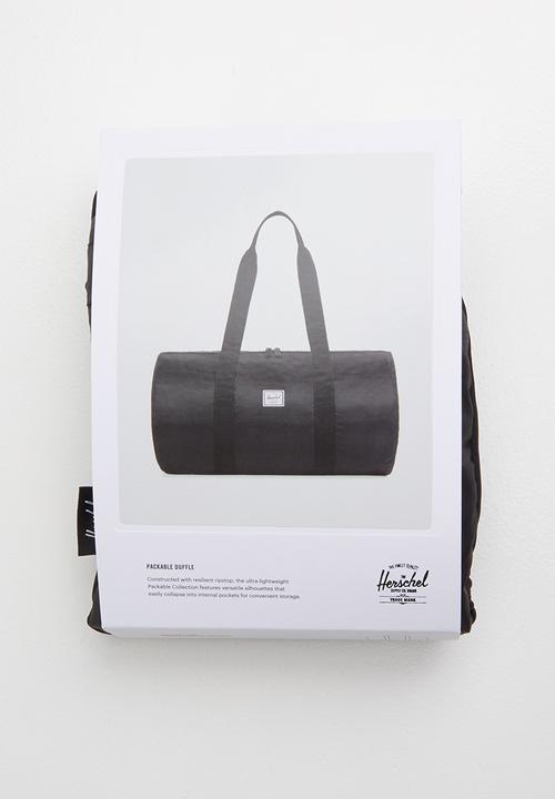 HERSCHEL - Packable duffle bag - black