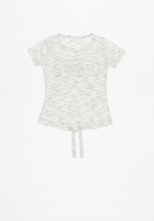 Rebel Republic - Teens printed short sleeve tee - grey
