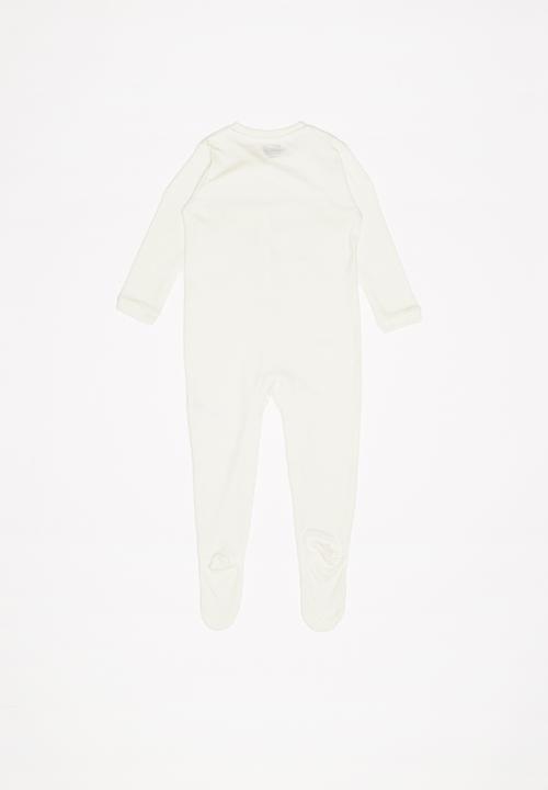 Pop Candy - Baby boys sleepsuit - white