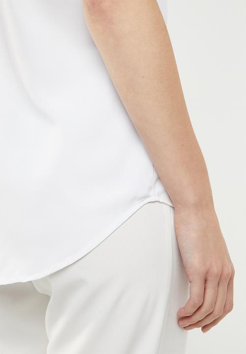 edit - Printed short sleeve blouse - multi