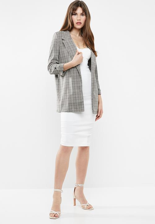 SISSY BOY - Bossy boots midi dress - white