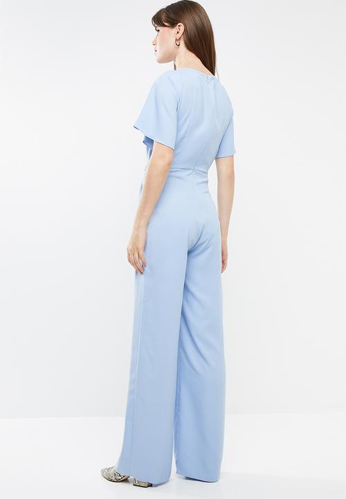 Missguided - Side tie jumpsuit - blue