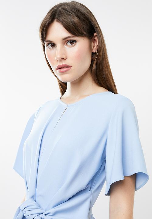 Missguided - Side tie jumpsuit - blue