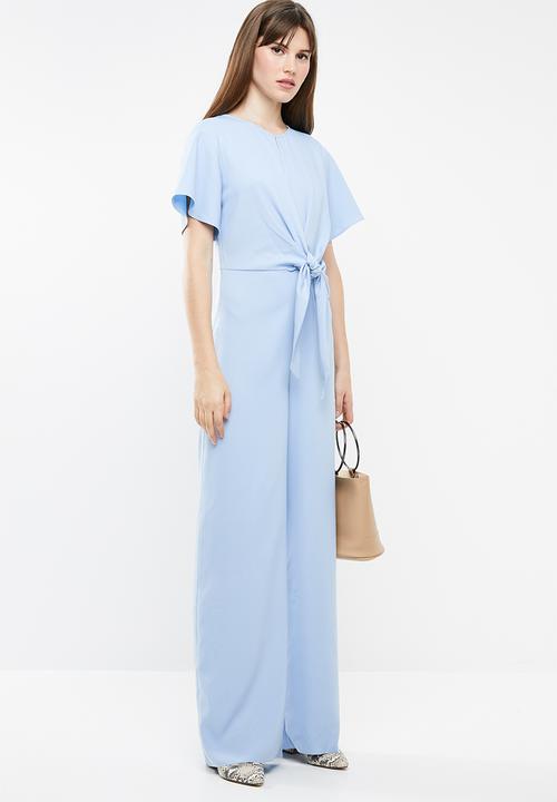 Missguided - Side tie jumpsuit - blue