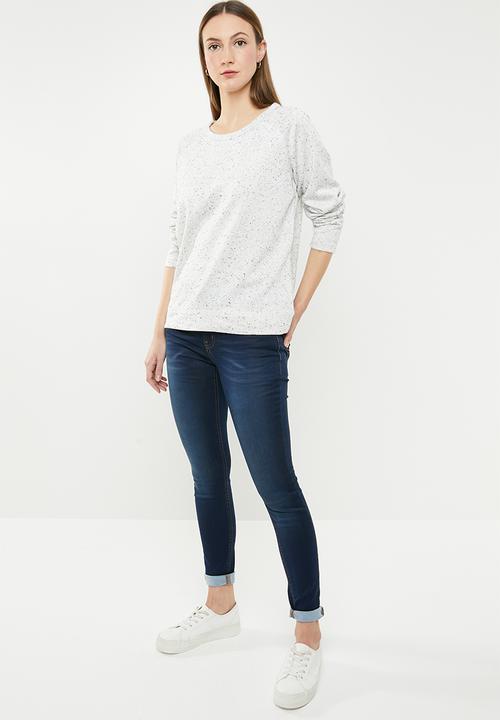 edit - Textured sweater - grey