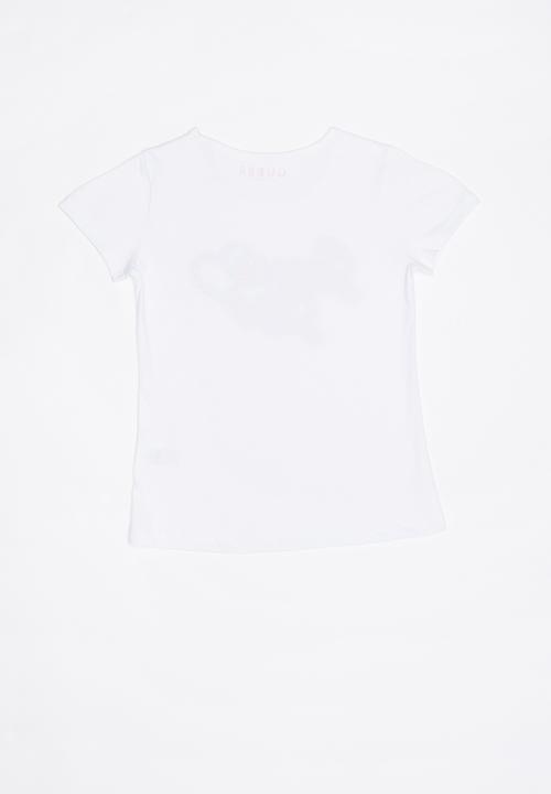 GUESS - Short sleeve Guess Girl tee - white