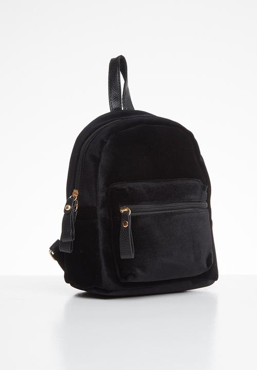 Pop Candy - Velvet backpack - black