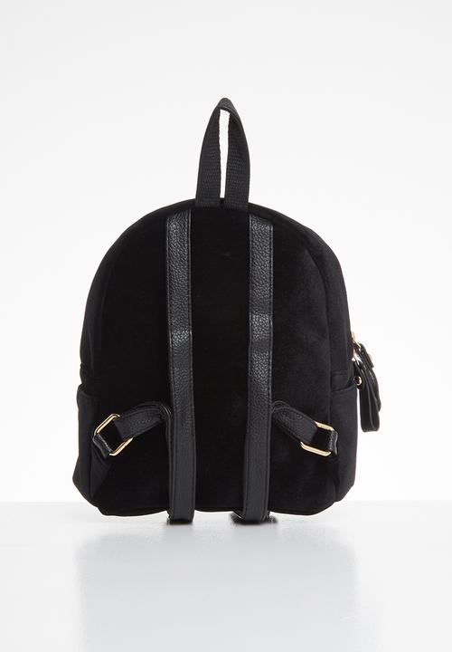 Pop Candy - Velvet backpack - black