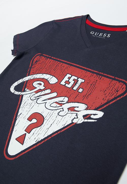 GUESS - Guess est. 1981 tee - navy 