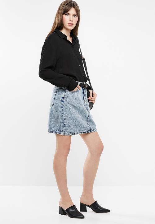 Noisy May - Sophia denim skirt - blue 