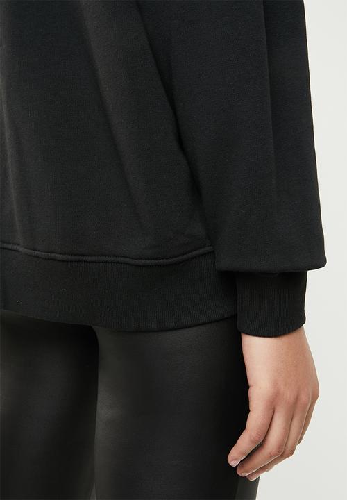 ONLY - Karla o-neck sweat - black