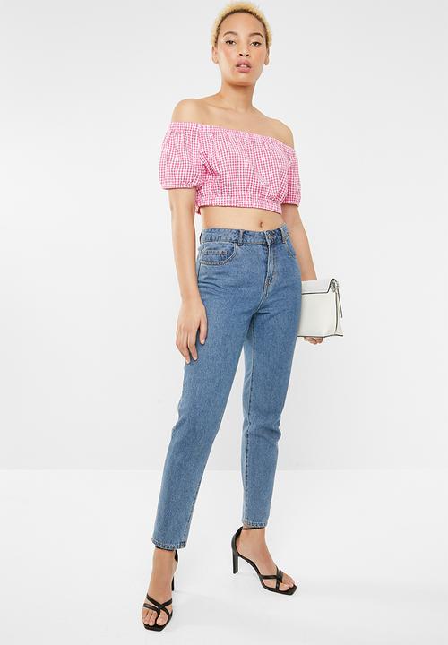 ONLY - Nugg cropped beach top - pink