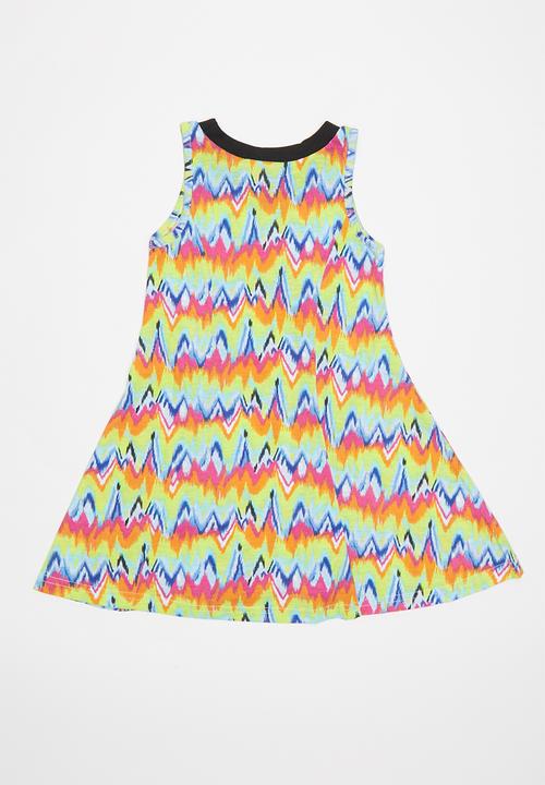 Pop Candy - Girls patterned sleeveless dress - multi