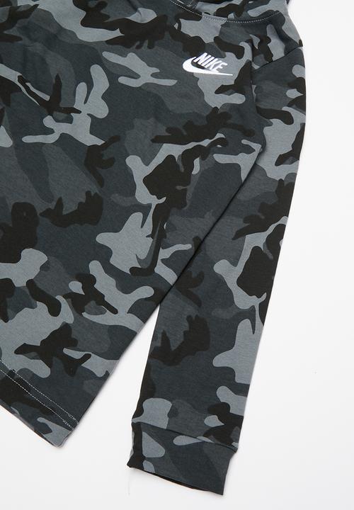 Nike - Nike NSW jersey PO camo hoodie - multi 