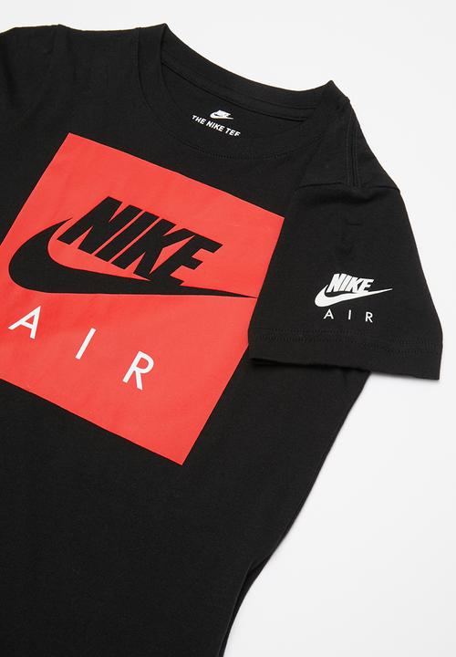Nike - Nkb nike air box logo short sleeve tee -  black