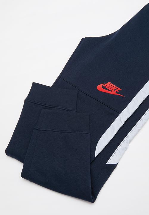 Nike - B nsw jggr hybrid - navy & white 