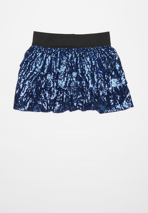 Pop Candy - Girls sequin skirts - blue