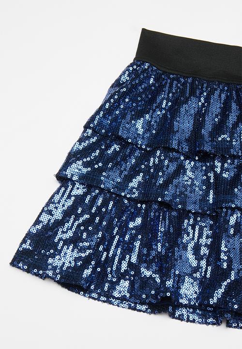 Pop Candy - Girls sequin skirts - blue