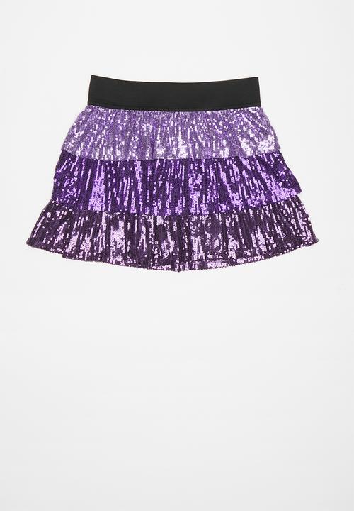 Pop Candy - Girls sequin skirts - purple