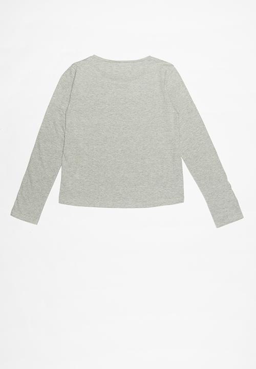MINOTI - Teens long sleeve top - grey