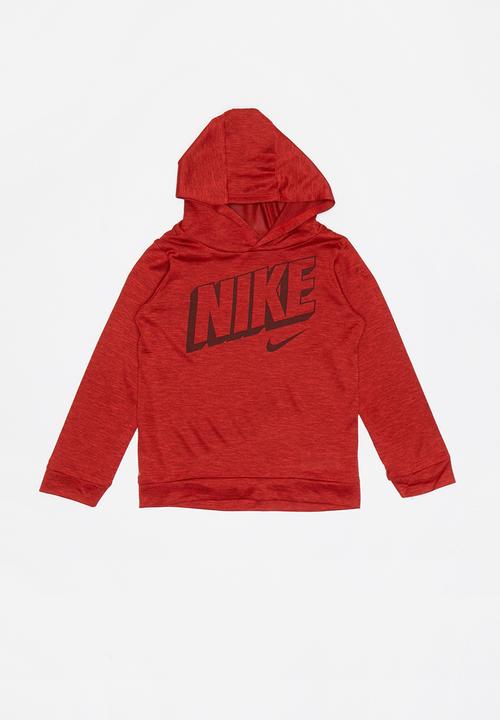 Nike dri-fit breathe hoodie - red Nike 