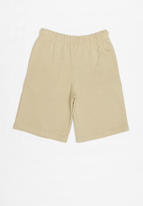 Rebel Republic - Elasticated shorts - tan