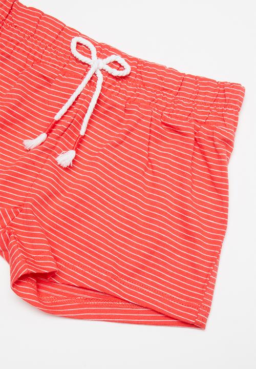 Pop Candy - Girls knit shorts - orange