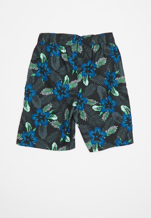 Pop Candy - Printed swim shorts - black