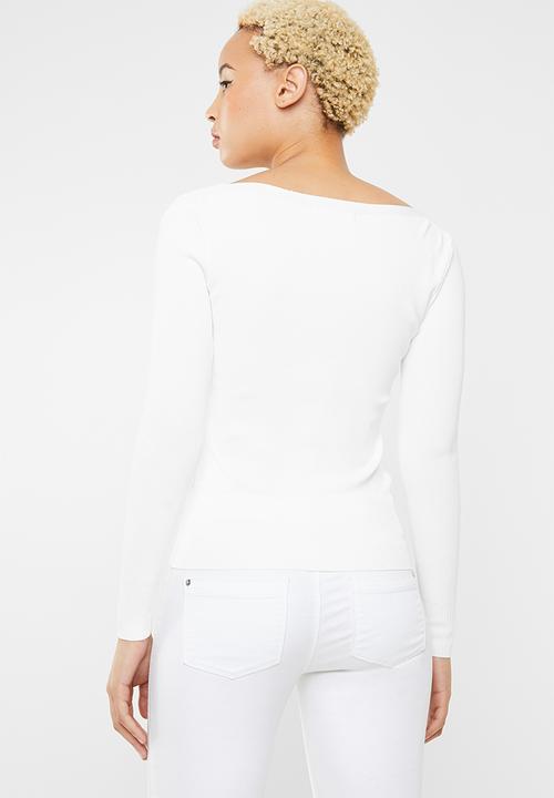 SISSY BOY - Specialized knit logo - white 